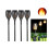 (8 PCS Light) 4/8PCS LED Solar Torch Dance Flicker Flame Light 1
