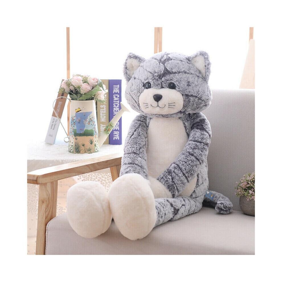 Cool Kat Gray 90cm 35.4in Cat Pillow Doll Soft Plush Toy Child Gift Cool on OnBuy