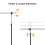 Costway Single Rail Garment Rack Metal Clothes Rail Organizer Adjustable 2