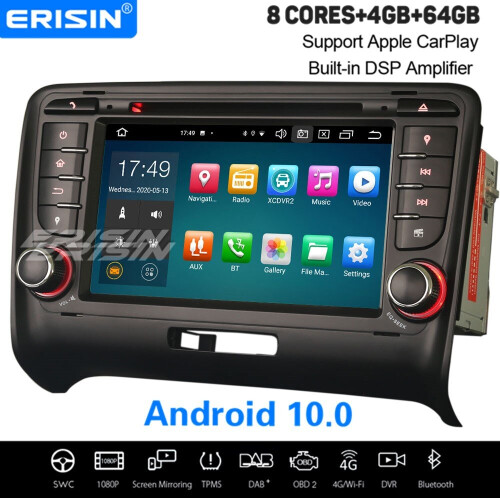 8-Core Android 10.0 CarPlay Car Stereo DSP DAB+ Sat Nav WiFi Bluetooth DVB-T For AUDI TT MK2 1