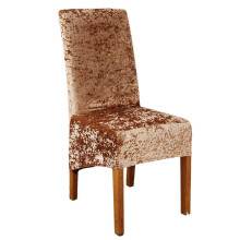 (LightCoffee) Crushed Velvet Stretchable Dining Chair Covers