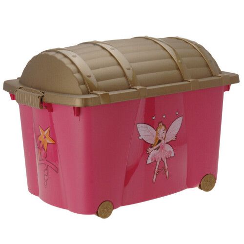 Princess Kids Plastic Storage Toy Box