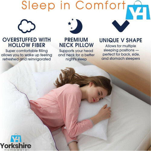 V Shaped Pillow Extra Filled Back Support Pregnancy Maternity Nursing Orthopadic 2