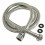 Flexible Stainless Steel Replacement Chrome Bathroom Shower Hose 2m 1