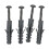 Plastica 4 x SS Screw and Wall Plug for ABS Bracket 1