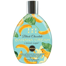 Crema Bronceadora Ultra Oscura 400X Chocolate Negro y Plátano 13.5 oz