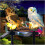 (Brown x 1) Owl Shaped Solar LED Light Waterproof Lamp Spike 2