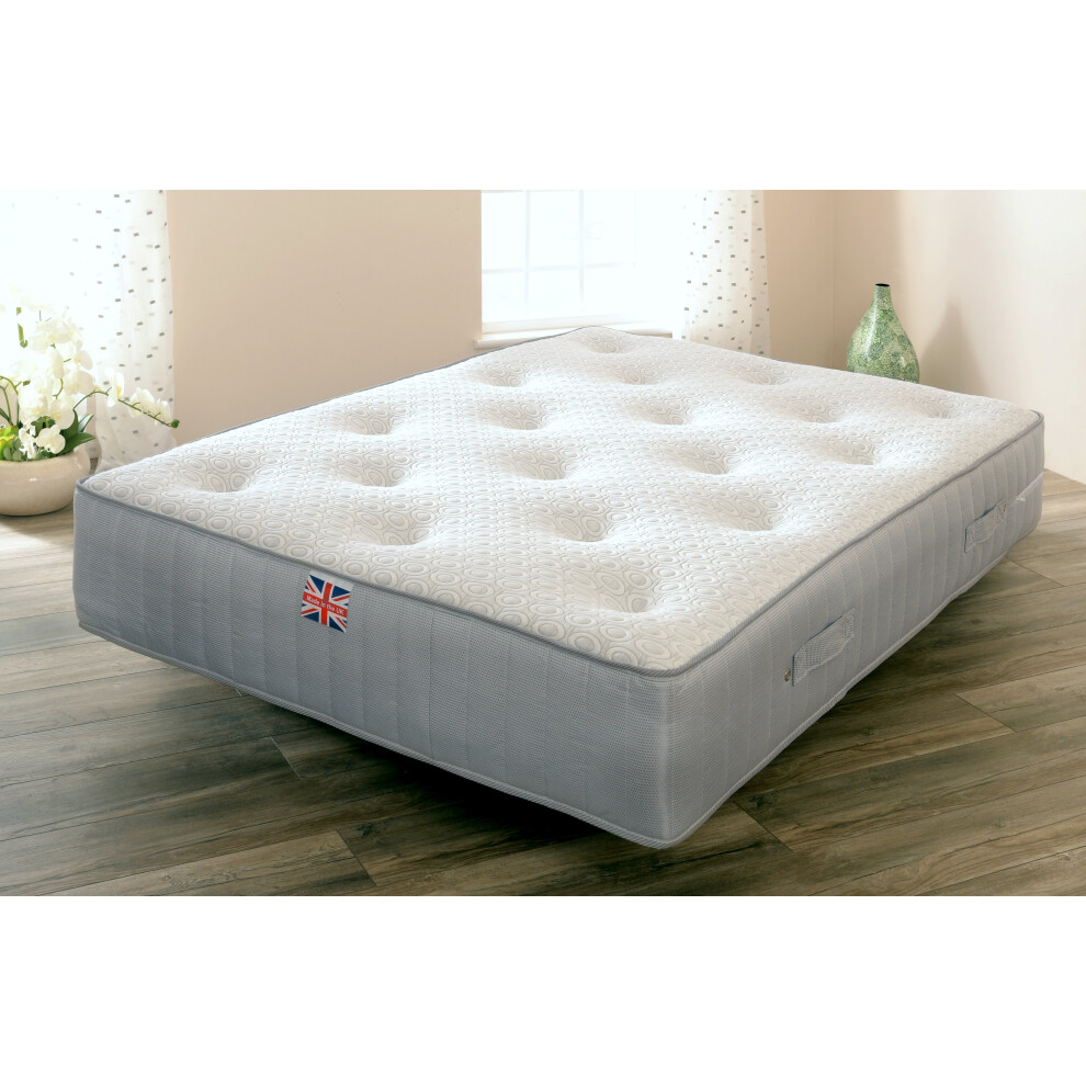 (4ft6 Double) Orthopaedic Pocket Sprung Memory Foam Mattress-image-OPC-P78ZDYM-NEW