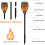 (2 Pack) Solar Torch Lights Waterproof 96 LED Dancing Fire 2