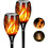 (2 Pack) Solar Torch Lights Waterproof 96 LED Dancing Fire 3