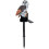 (Brown x 1) Owl Shaped Solar LED Light Waterproof Lamp Spike 3