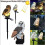 (Brown x 1) Owl Shaped Solar LED Light Waterproof Lamp Spike 1