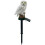 (White x 2) Owl Shaped Solar LED Light Waterproof Lamp Spike 3