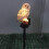 (White x 2) Owl Shaped Solar LED Light Waterproof Lamp Spike 9