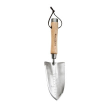 Kent & Stowe The Capability Trowel – Stainless Head, Hammer, Serrated Edge, Pointed Tip, FSC Ash Handle