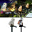 (Brown x 1) Owl Shaped Solar LED Light Waterproof Lamp Spike 9