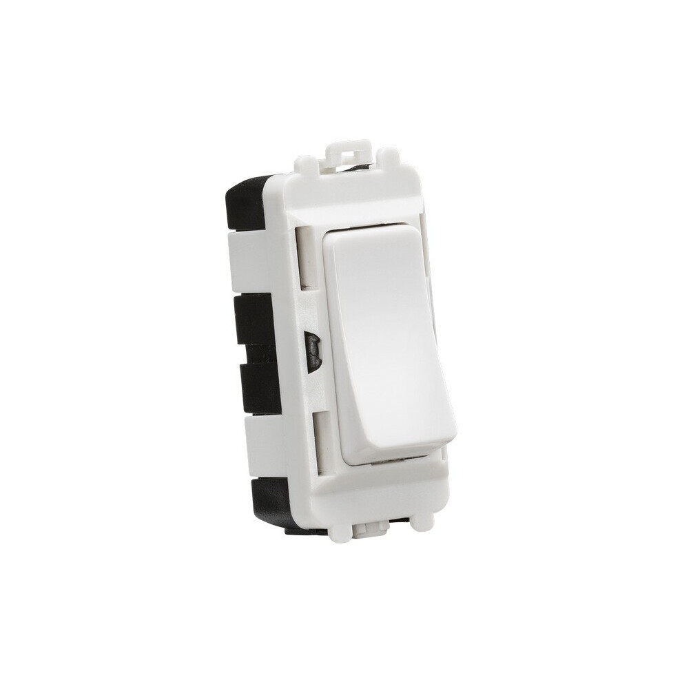 Knightsbridge 20Ax Dp Grid Module - White 5055832963509