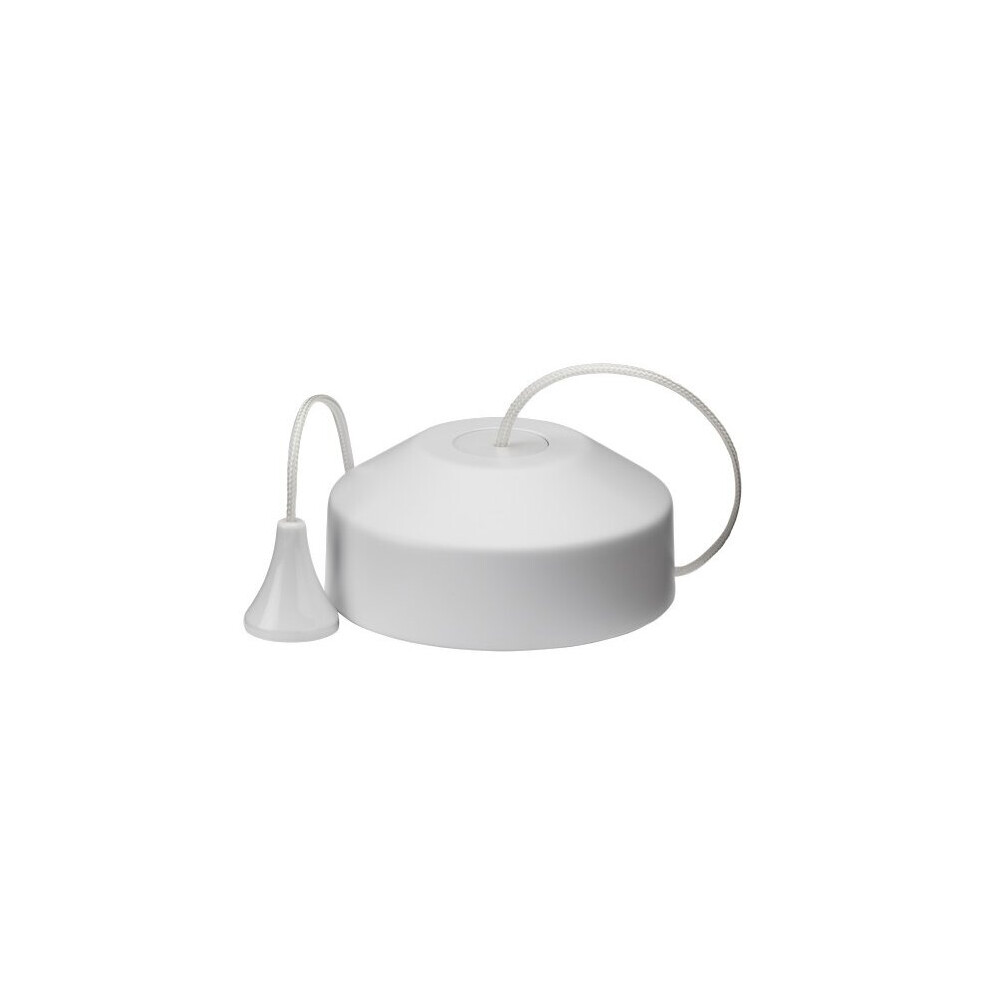 Knightsbridge 10Ax 2-Way Pull Cord Switch - Matt White 5056270803730