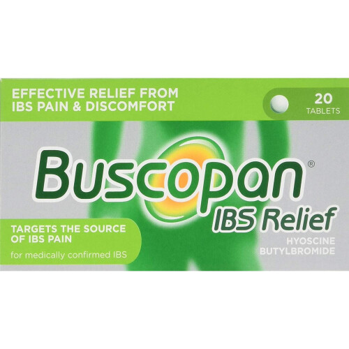 Buscopan IBS Relief Hyoscine Butylbromide 20 Tablets