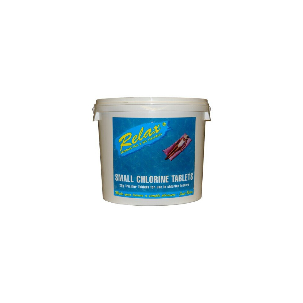 Plastica 4 X 5Kg Relax Small Chlorine Tabs