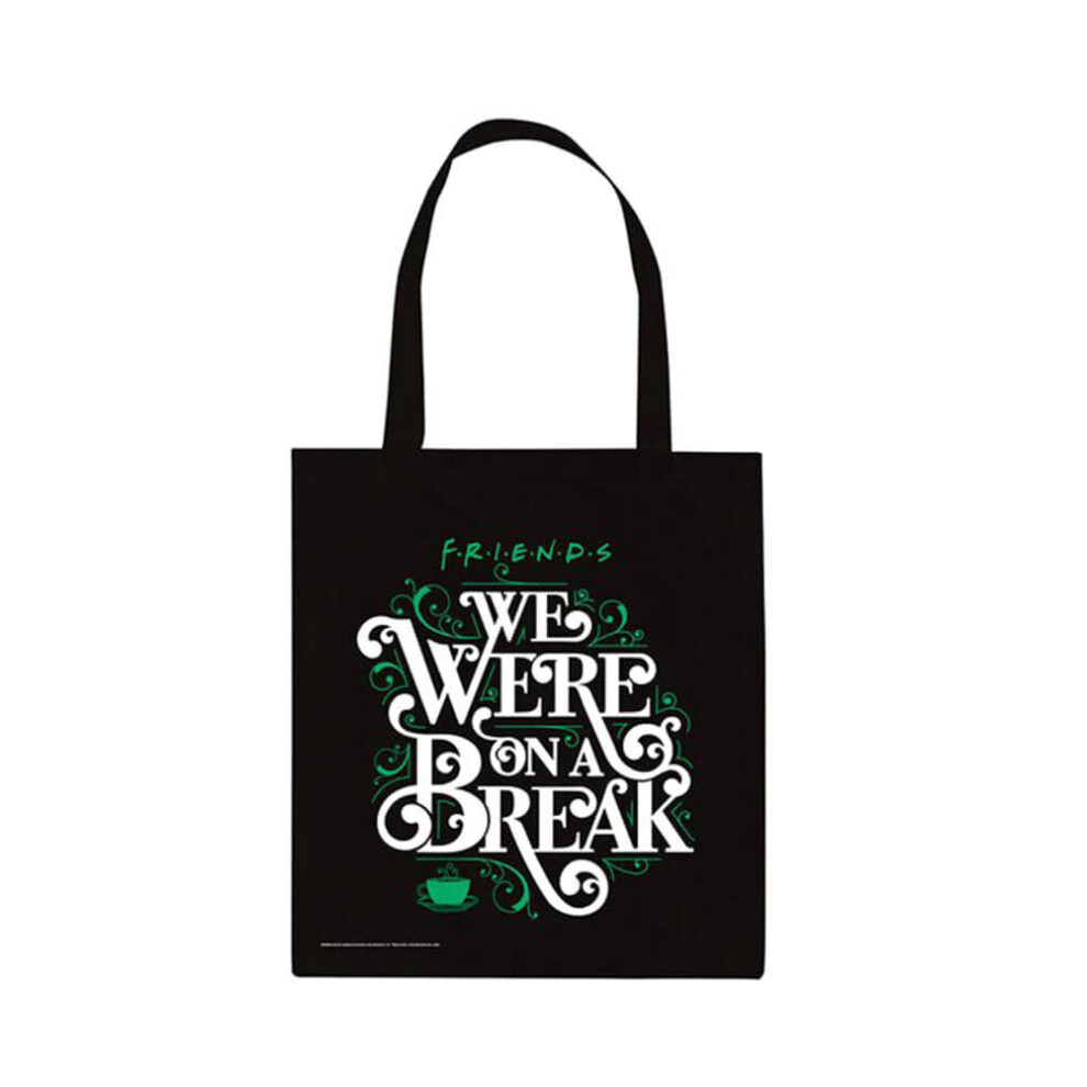 Friends 'We Were On A Break' Canvas Tote Bag