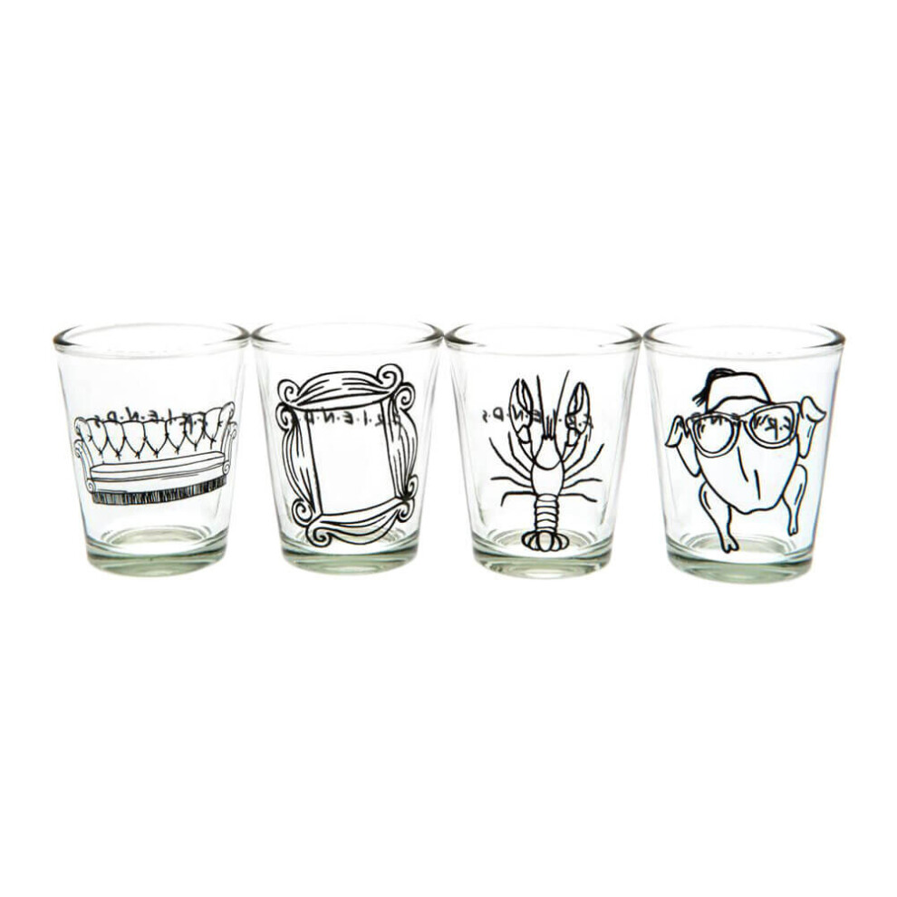 Friends Icons Shot Glasses