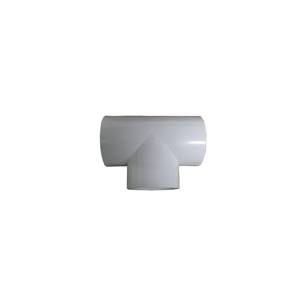 Plastica 1.5In T Joint P P P White Pack Of 10 5055672100232