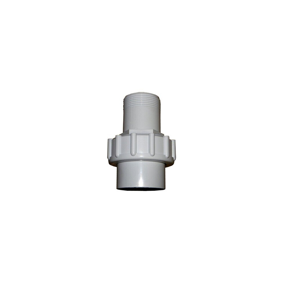 Plastica 1.5In Socket Union Mt P 50Mm White Pack Of 5 5055672111955