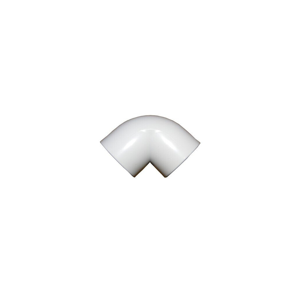 Plastica 1.5In 90 Deg Elbow P P White Pack Of 10 5055672100249
