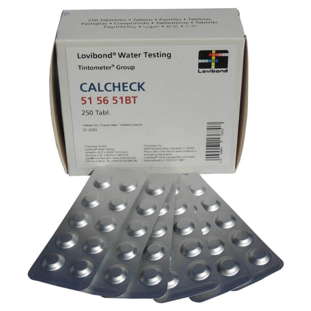 Lovibond 250 Calcium Hardness Tablets