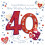 Ruby 40th Embellished Anniversary Greeting Card Talking Pictures Cards 1