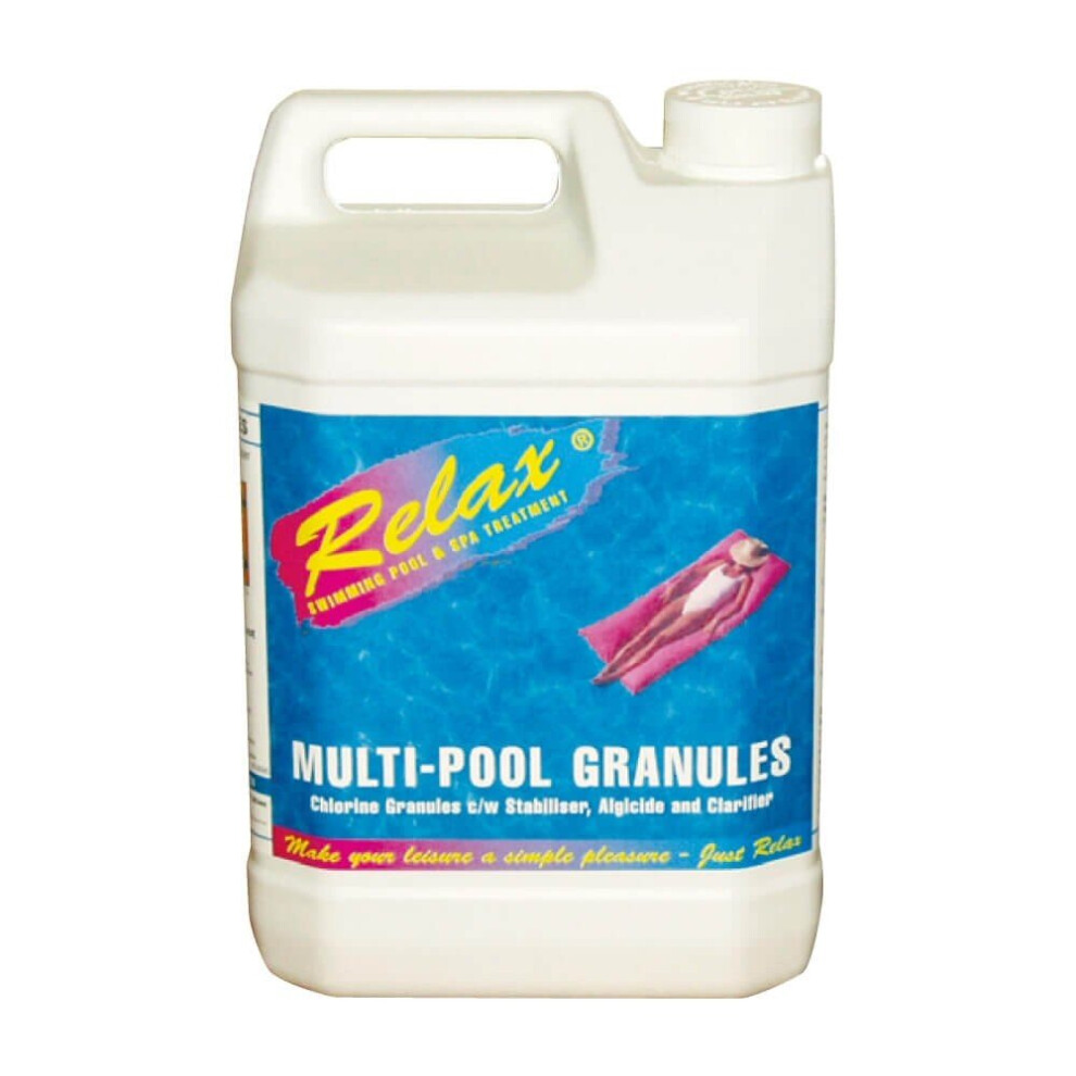 Plastica 4 X 5Kg Relax Multi Pool Granules