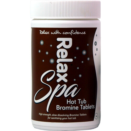 Plastica 1kg Relax Spa Bromine Tablets