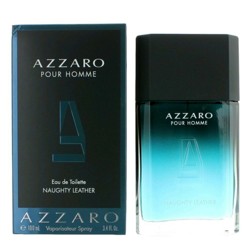 Azzaro Naughty Leather by Azzaro, 3.4 oz EDT Spray for Men Eau De Toilette