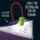 Blocky Book Light Lamp For Reading Bedtime Blue 2