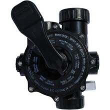 Plastica 1.5in MPV 6 Way Waterco Black