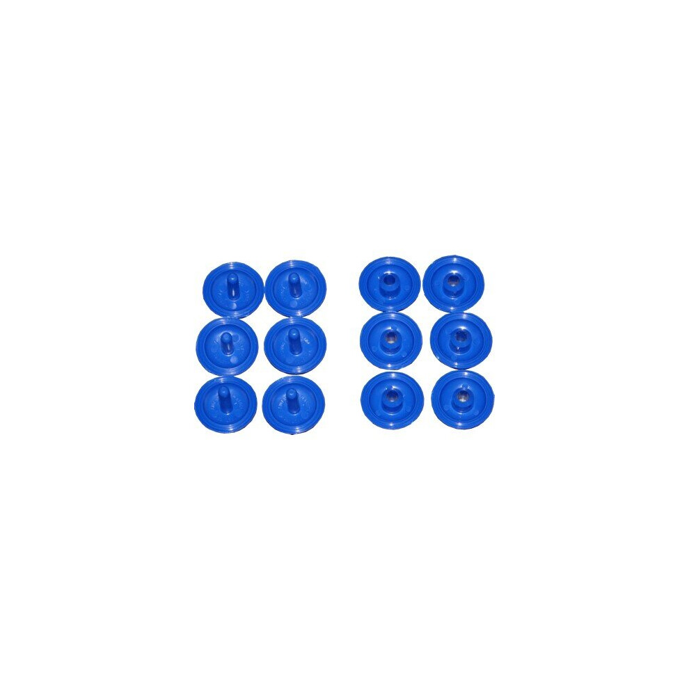 Plastica Blue Press Fix Connectors Pack Of 100 5060228656538