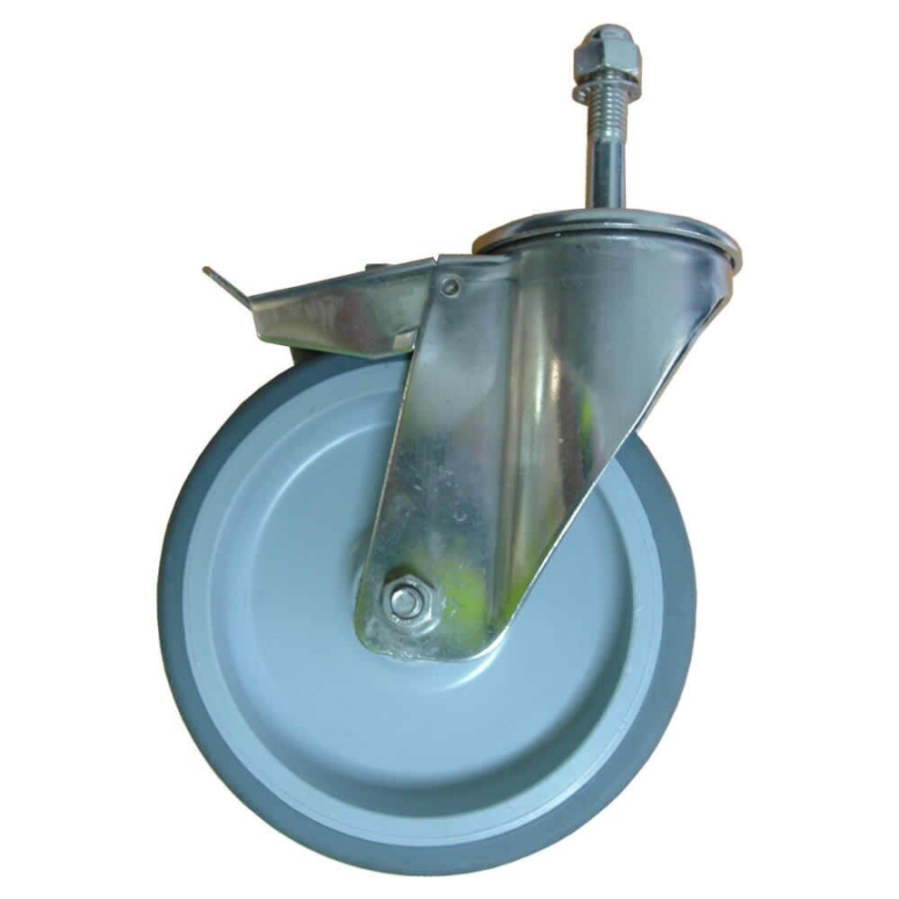 Plastica 6In Braked Castor For Piggyback Reel 5060228657184