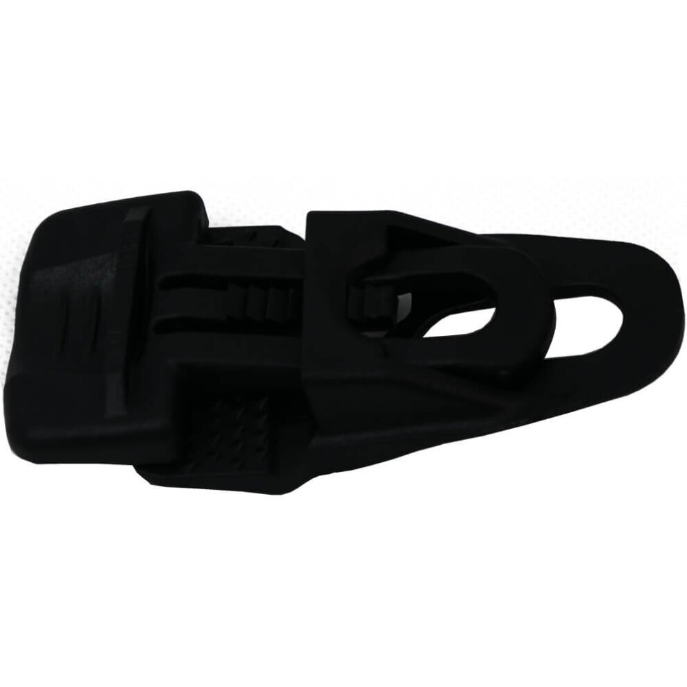 Plastica Pack Of 10 Black Slidelock Clips 5060228650604