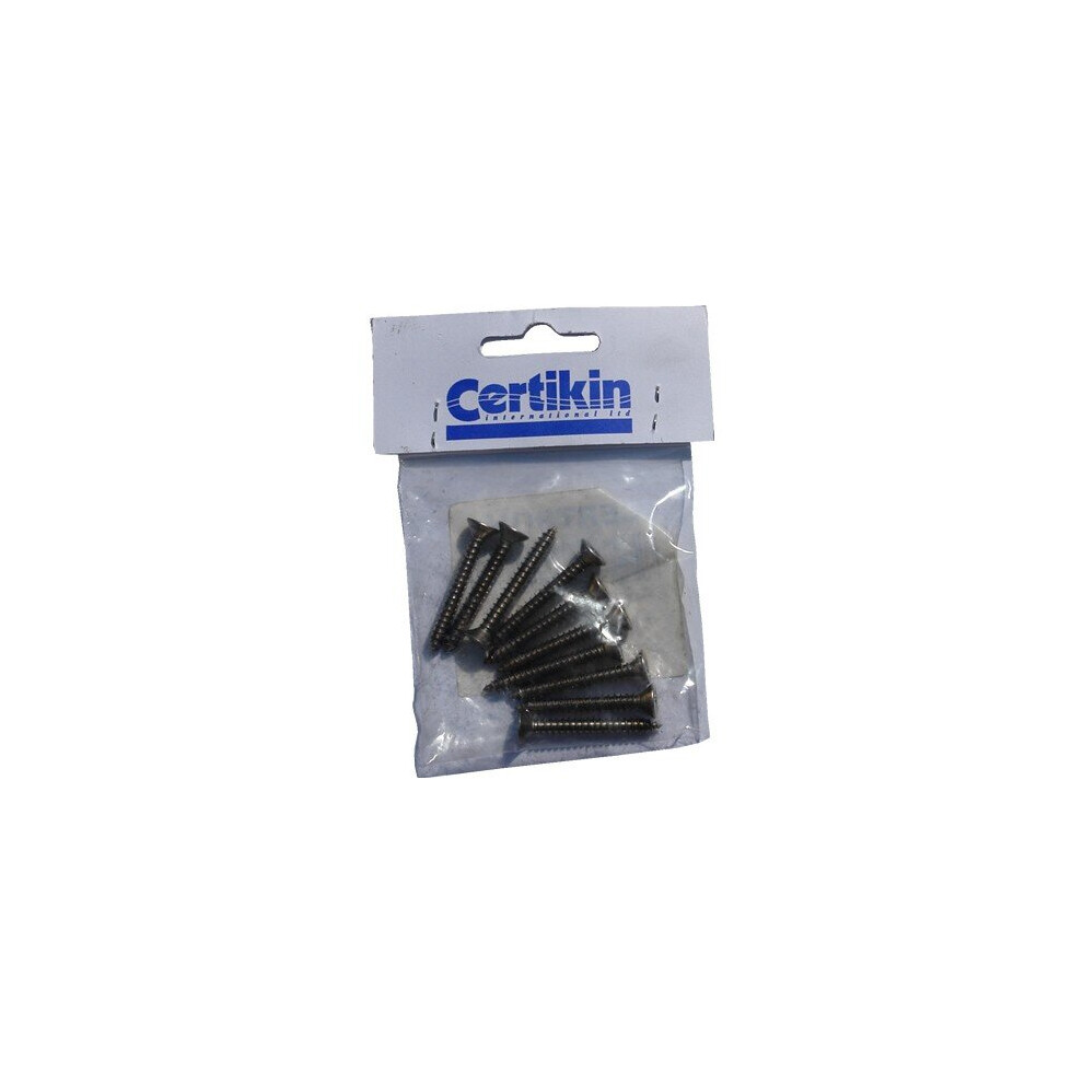 Certikin Light Face Plate Screws (Pk10) 5060228649394