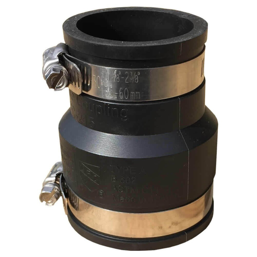 Plastica Flexible Rubber Reducing Connector 1.5-2" 5060228660863