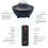 Ranpo (Black with Stripe) LED Starry Sky Projector Night Light Bluetooth Music Speaker Remote Galaxy Lamp 2