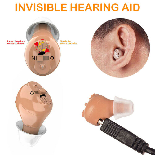 Mini USB Rechargeable Digital Hearing Aid Ear Invisible Sound Amplifier Enhancer 1