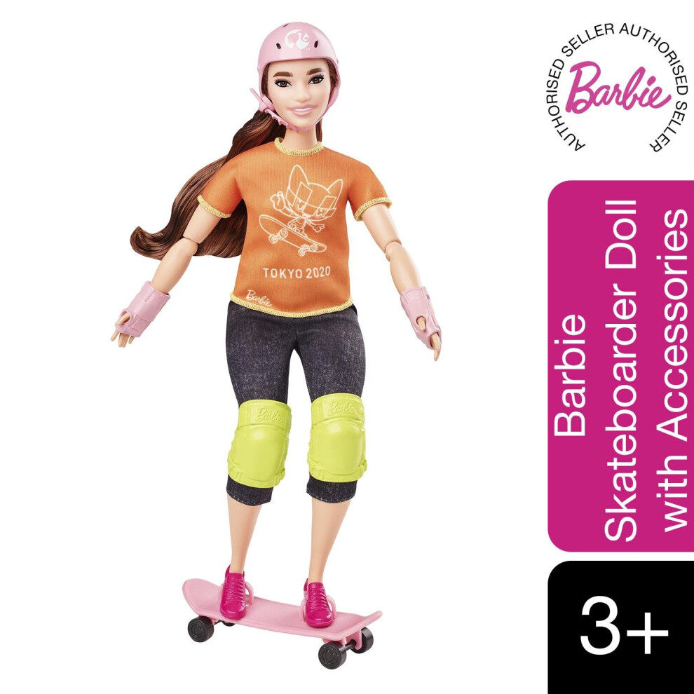 Barbie Barbie® Tokyo Olympics Skateboarding Doll With Accessories