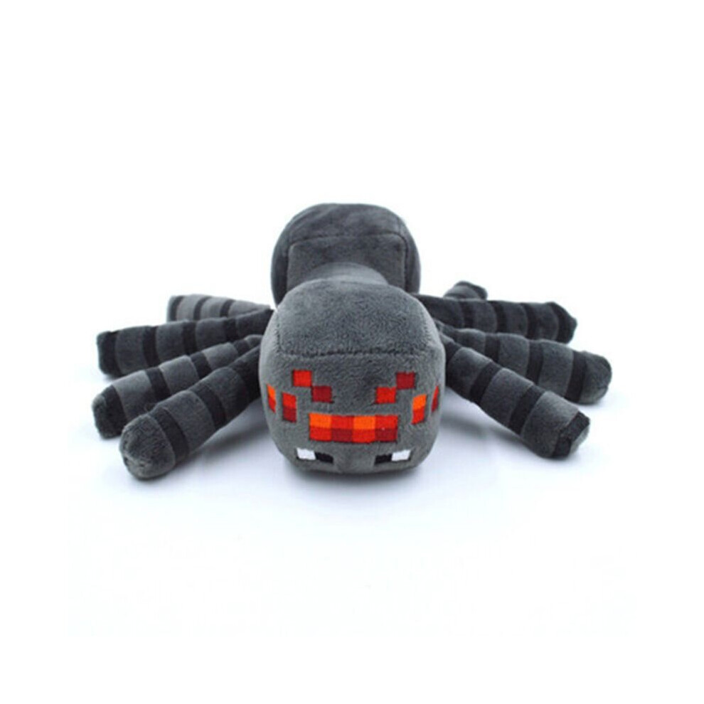 (Spider-30cm) Minecraft Creeper Enderman Plush Toy Pixel Doll