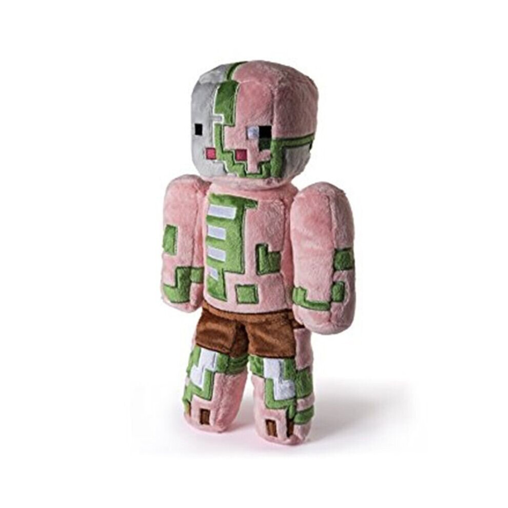 ( Doll-23Cm) Minecraft Creeper Enderman Plush Toy Pixel Doll Pink