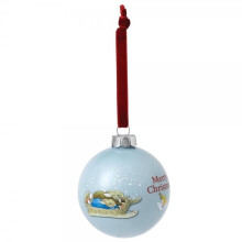 Beatrix Potter Peter Rabbit Christmas Bauble Peter & Benjamin in Snow