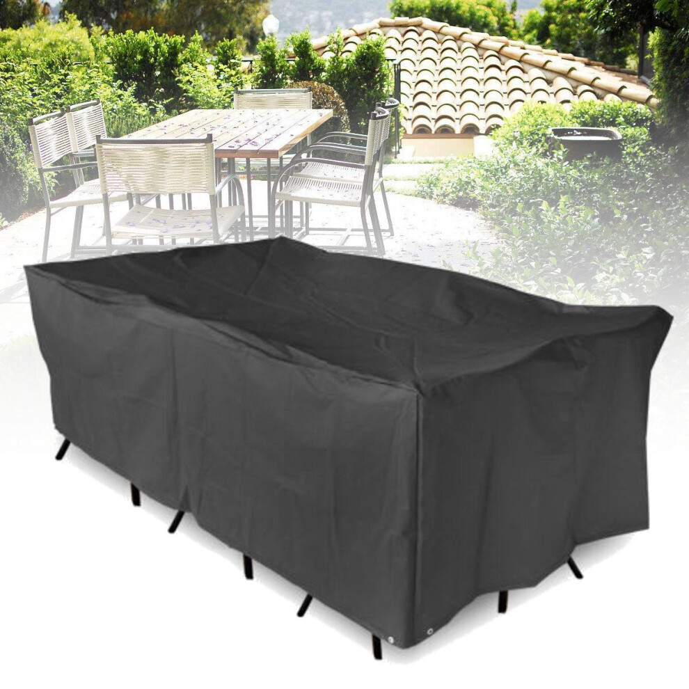 (L) Outdoor Furniture Waterproof Cover Garden Patio Table Chair