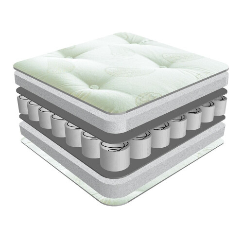(4FT Small Double 120cm) Sareer Pocket Sprung Mattress - Medium/Firm 1