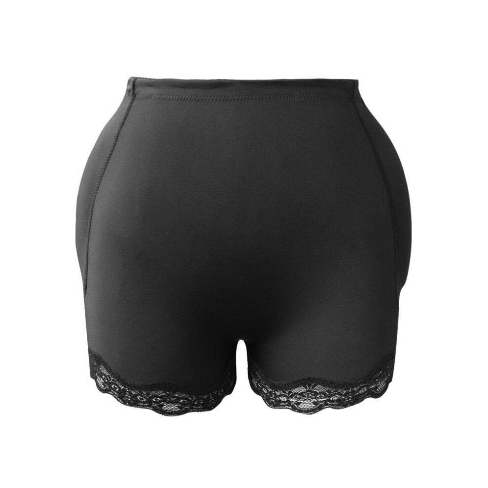 (Black, 10) Lace Lift Hips Shaping Panties